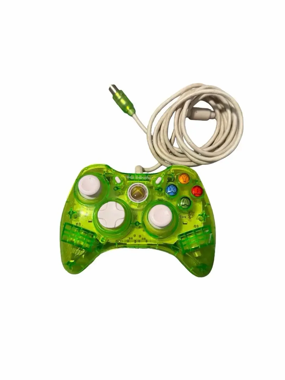 Rock Candy Wired Controller for Xbox 360 Lime Green Transparent PDP PL-3760